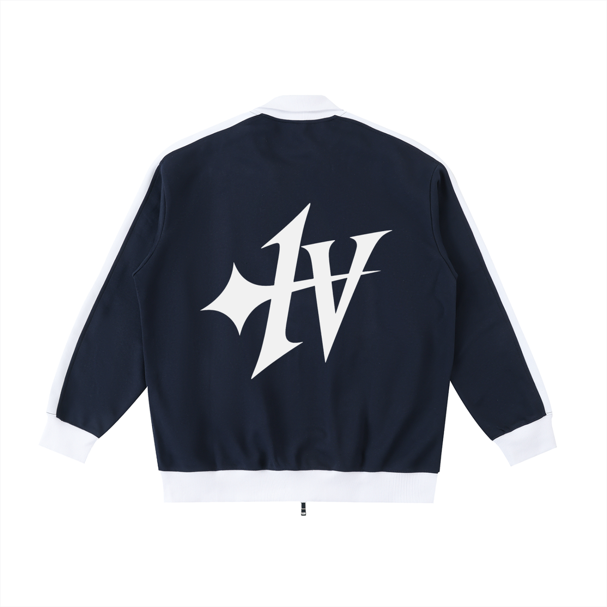 1V Contrast Trim Collar Jacket