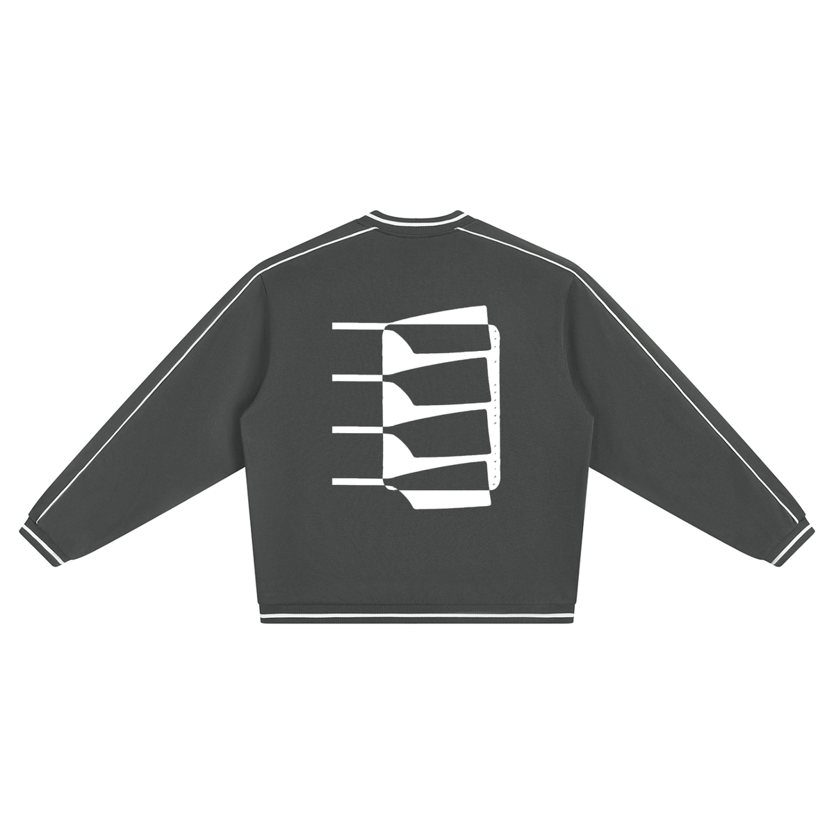 Blade Work Unisex Color Block V-Neck Sweatshirt