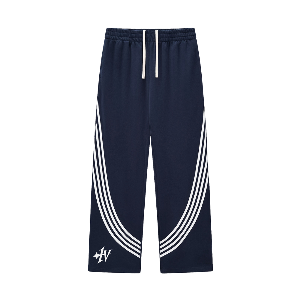 1V Curved Stripe Sweatpants