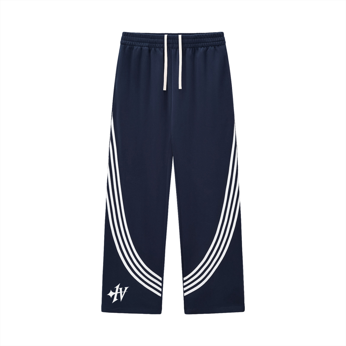 1V Curved Stripe Sweatpants