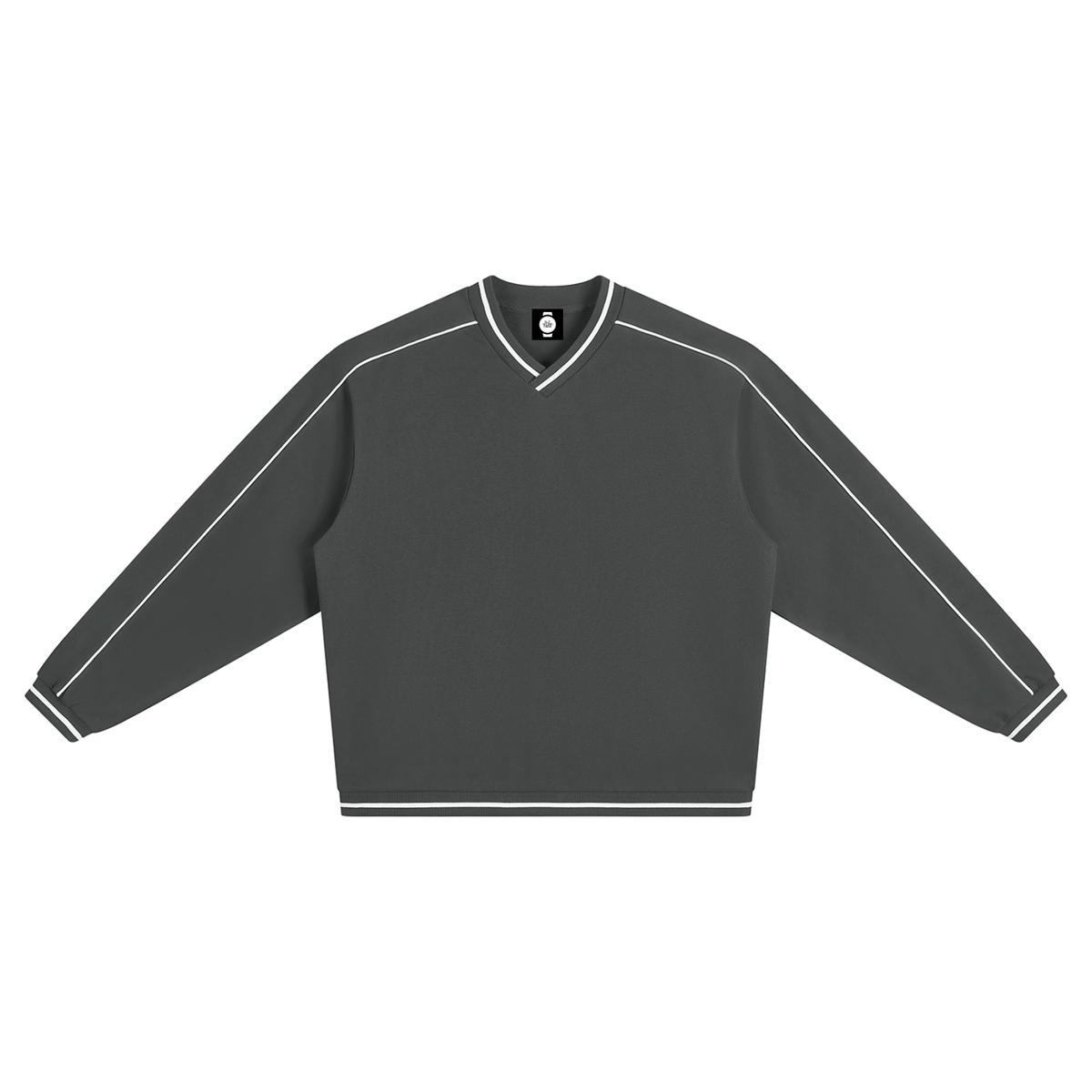 Blade Work Unisex Color Block V-Neck Sweatshirt