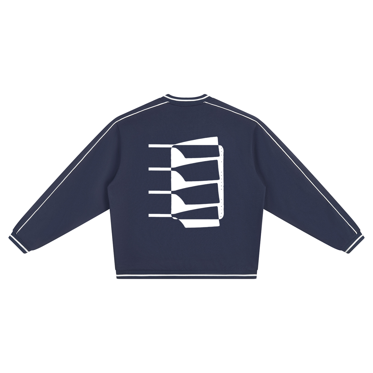 Blade Work Unisex Color Block V-Neck Sweatshirt