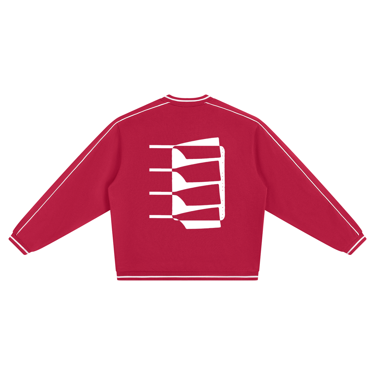 Blade Work Unisex Color Block V-Neck Sweatshirt