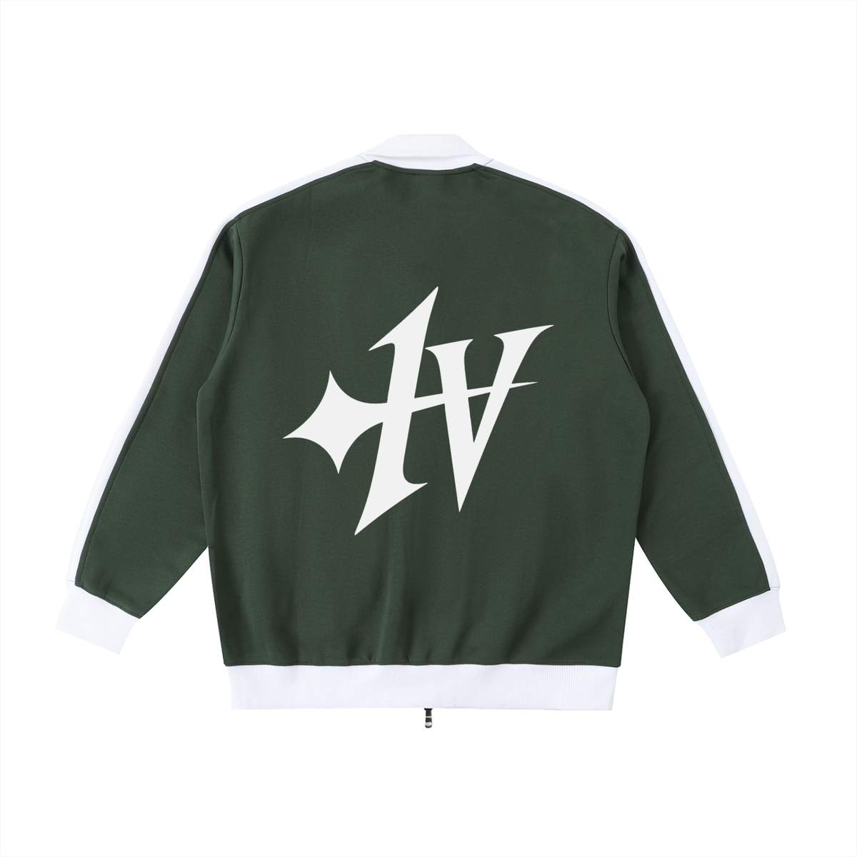 1V Contrast Trim Collar Jacket