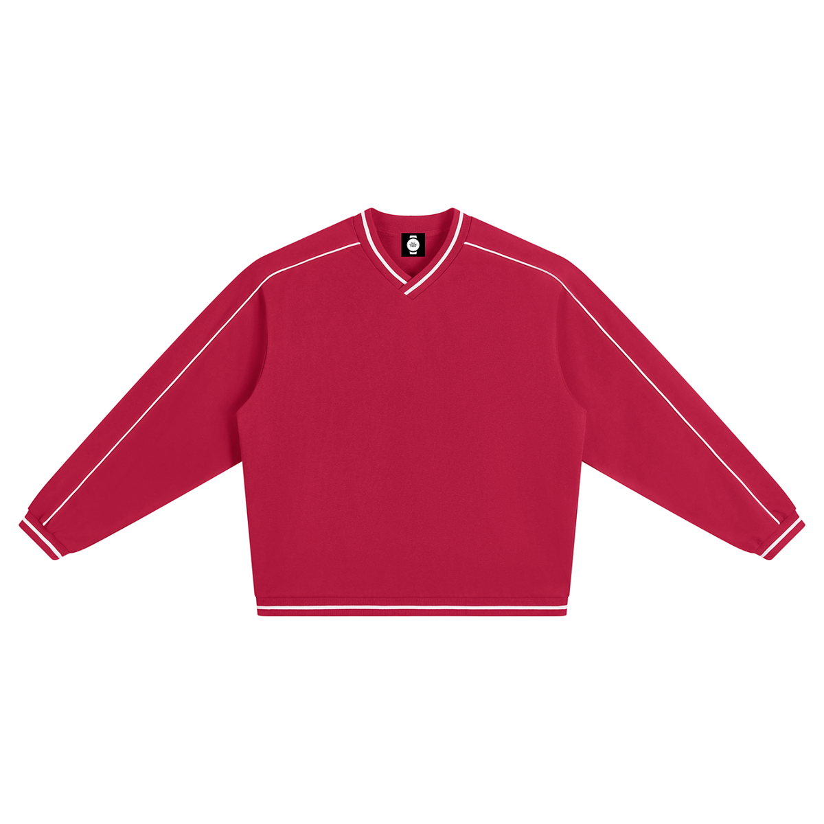 Blade Work Unisex Color Block V-Neck Sweatshirt