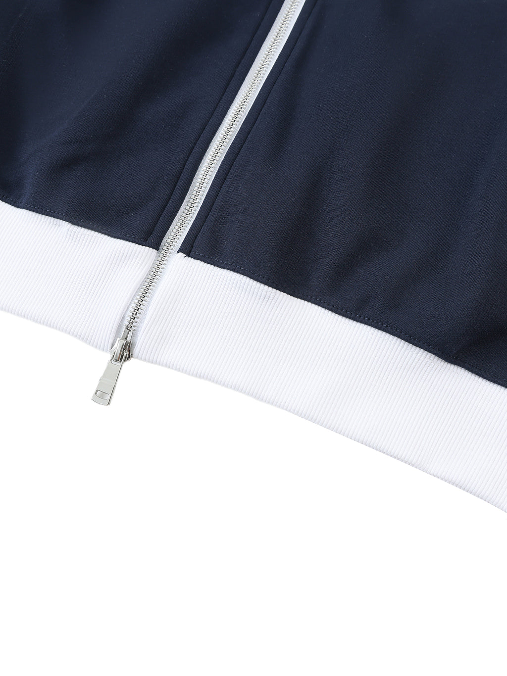 1V Contrast Trim Collar Jacket