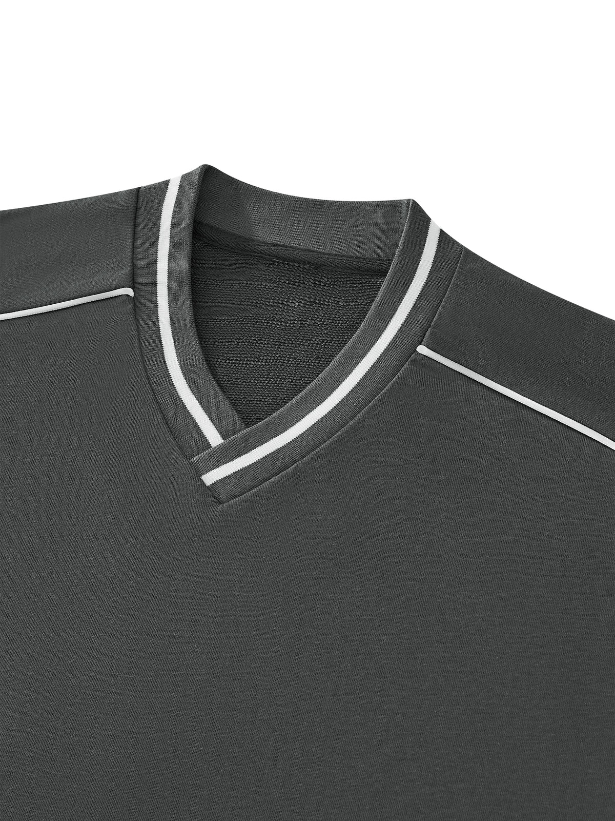 Blade Work Unisex Color Block V-Neck Sweatshirt